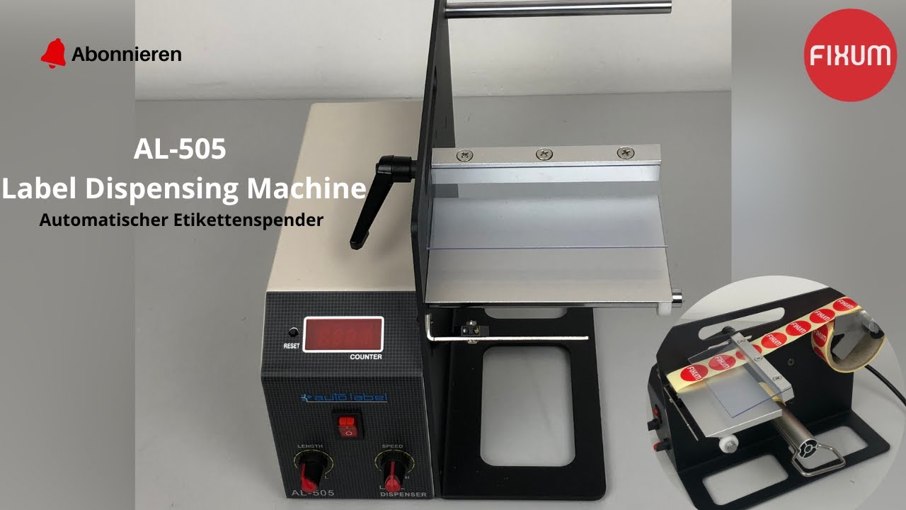 Der automatische Etikettenspender AL 505 - für ein einfaches und schnelles Etikettieren