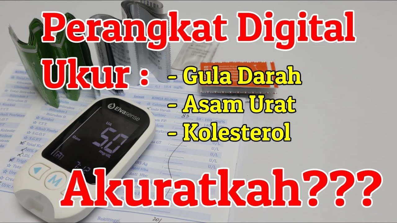Elvasense EMS10 3in1 Gula Darah Asam Urat Kolesterol Dan Perangkat Digital lain Akuratkah hasilnya?