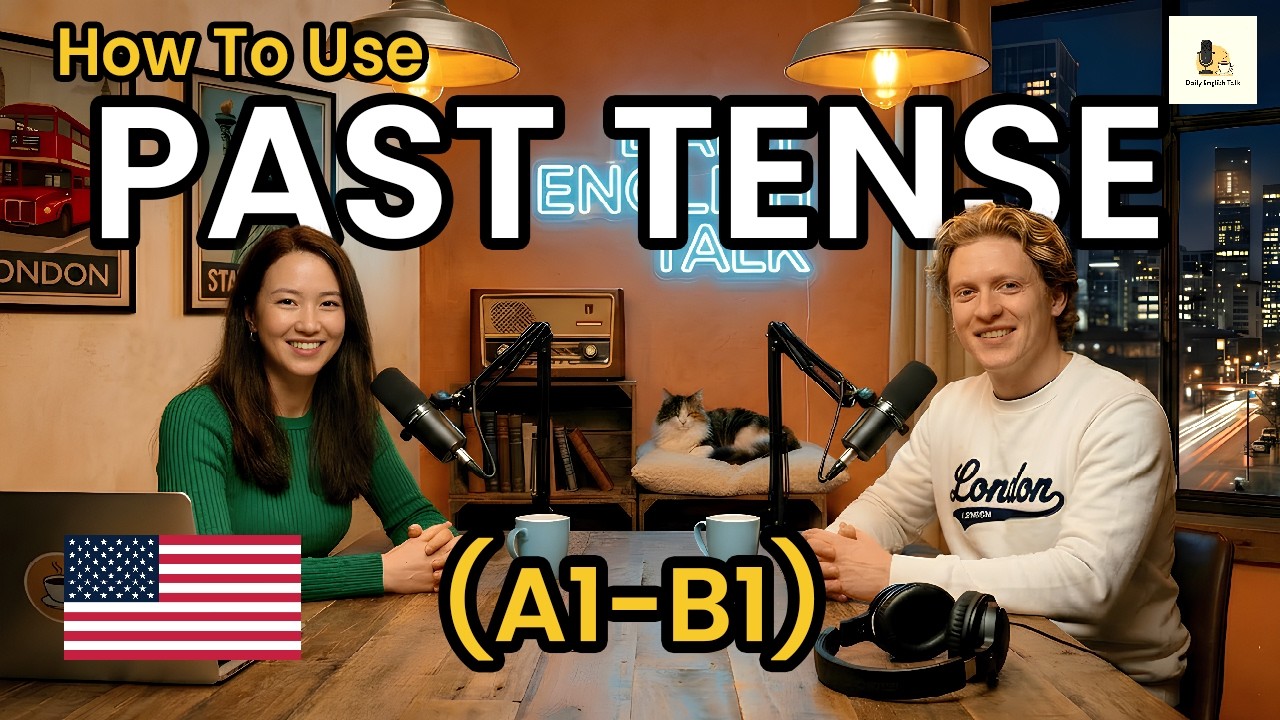Learn English with Real Conversations Podcast | How to Use Simple Past Tense in English