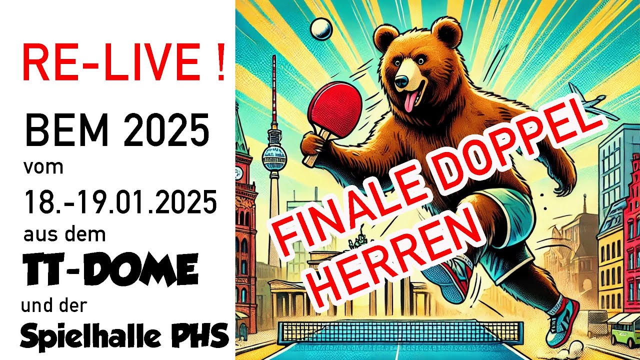 BEM 2025 Herren Doppel FINALE - Re-Live