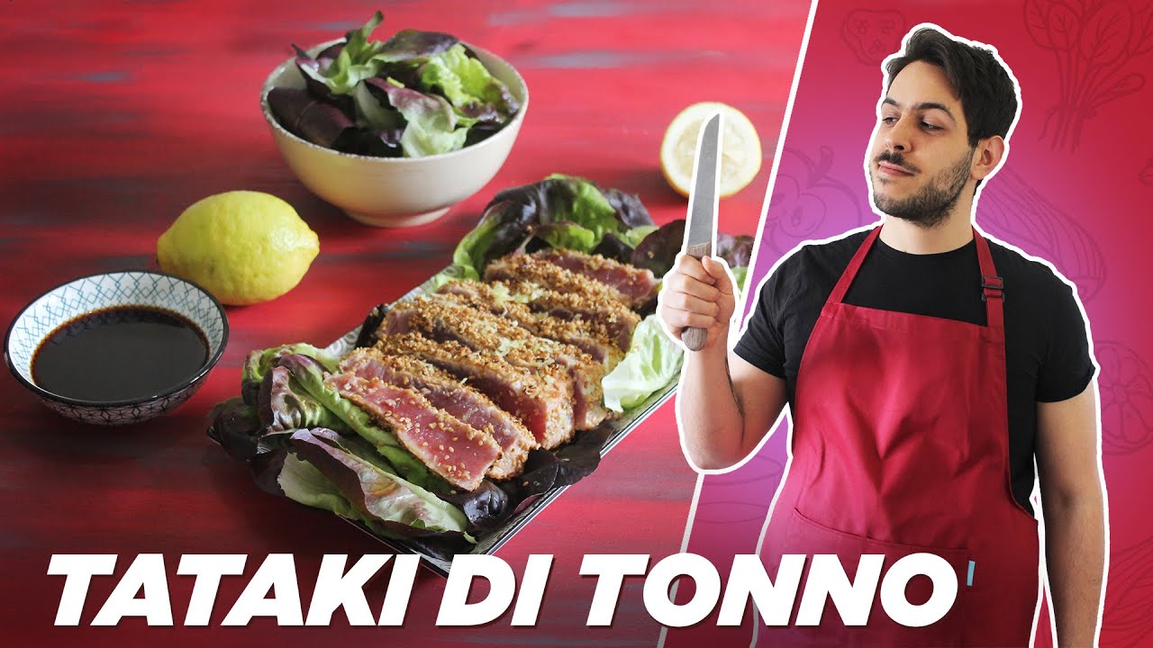 TATAKI DI TONNO AL SESAMO - secondo di pesce giapponese semplice e veloce |  Difensore del Focolare