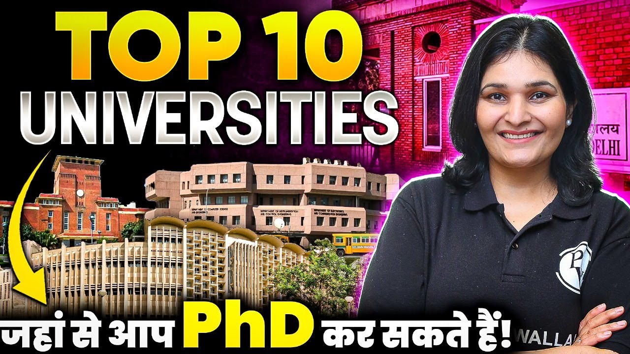 Top 10 Universities for PhD in India | Best Research Institutes for Higher Studies! | Priyanka Ma’am