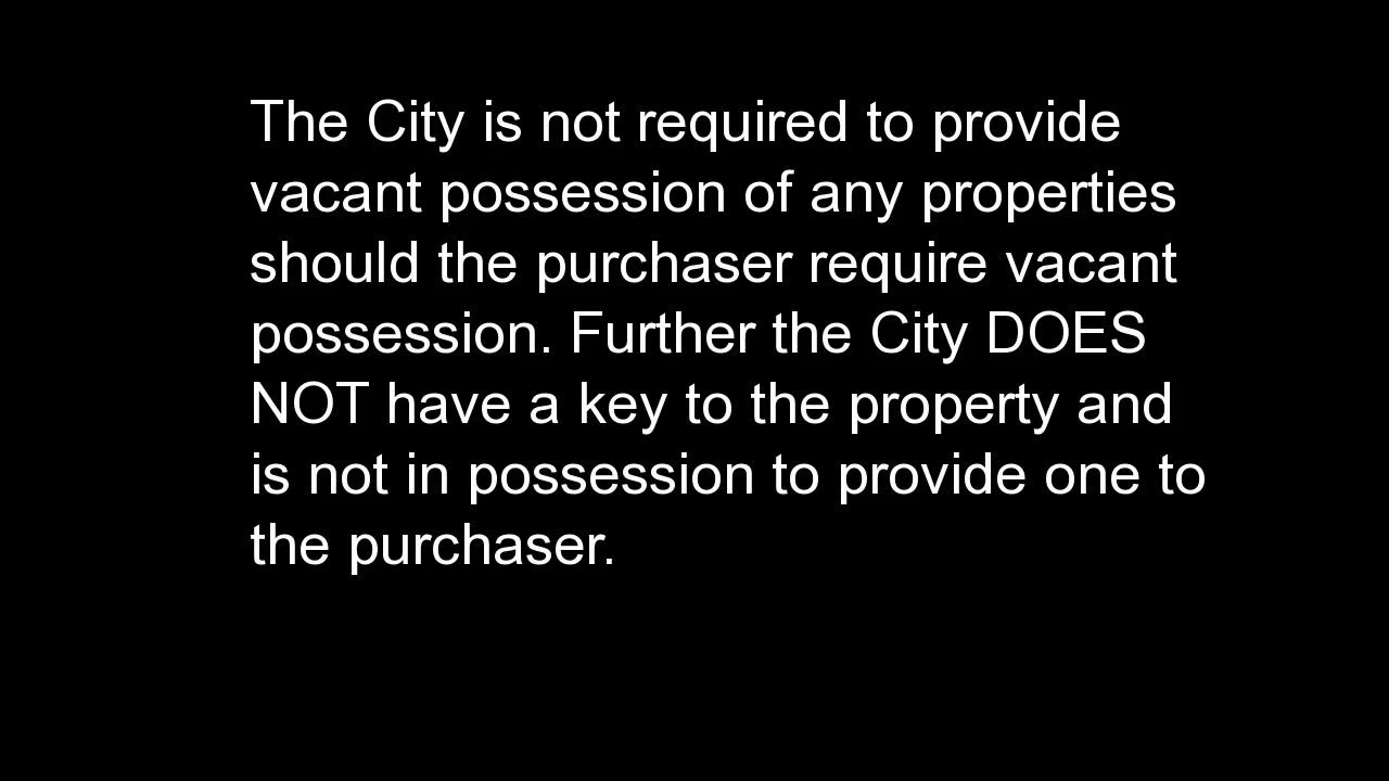 Purchasing a tax sale property in Ontario
