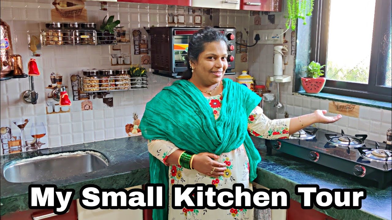 My Small Kitchen Tour | How I Organise My Small Indian Kitchen | Afroz Kitchen