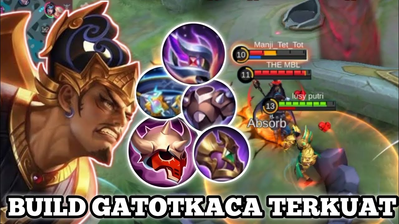 Gatotkaca cursed helmet auto keras bagai batu‼️build gatotkaca terkuat
