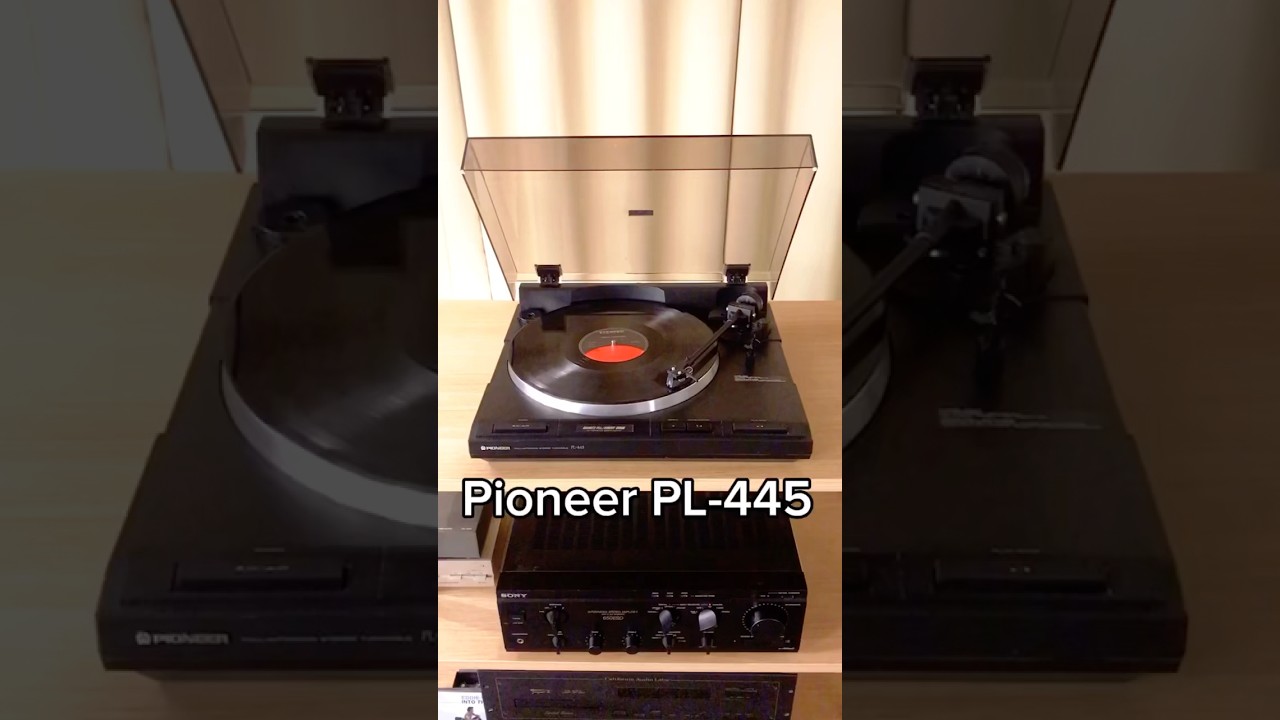 🎶 Pioneer PL-445: Pure Vinyl Magic! 💿✨ #shorts