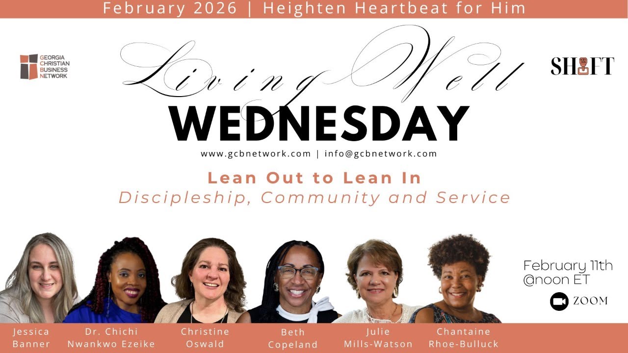 Living Well Wednesday: Lean out to Lean In, Discipleship, Community and Service with Jessica Banner