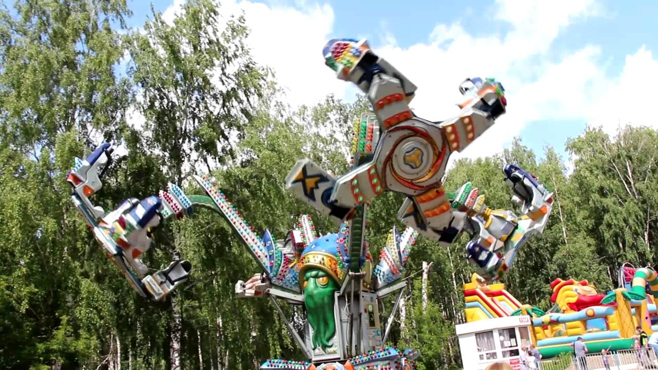 Биоробот - аттракцион в парке Швейцария в Нижнем Новгороде