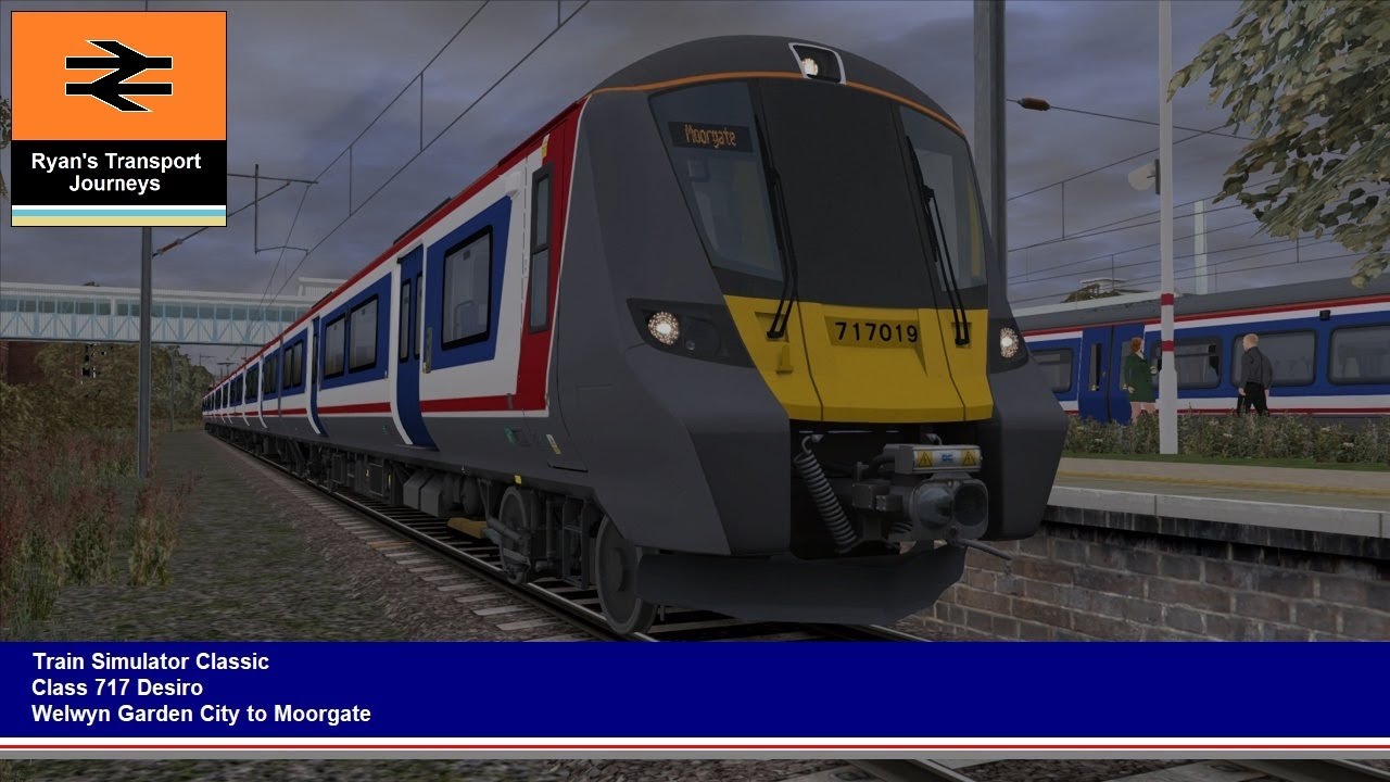 Train Simulator Classic Class 717 Desiro Welwyn Garden City to Moorgate
