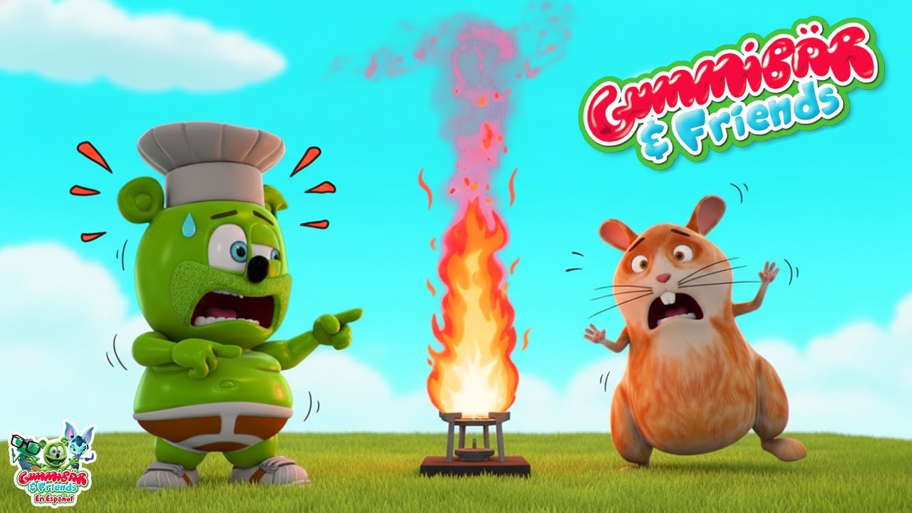 Gummibär show en español: El Fuego de la Estufa Asusta a los Amigos 😱🔥| Caricaturas Infantiles 2026