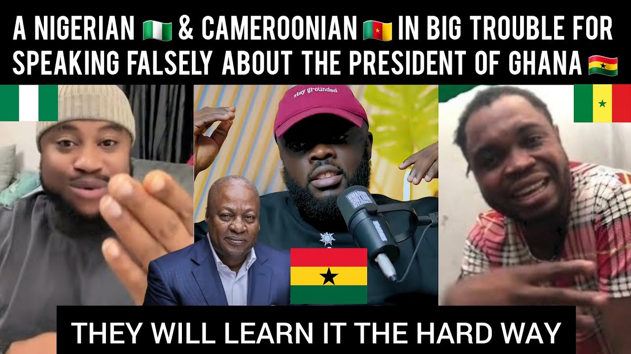 Нигериец 🇳🇬 и камерунец 🇨🇲 попали в большие неприятности из-за ложных высказываний о президенте Г...