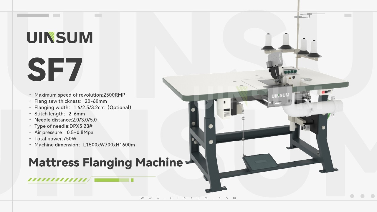 SF7 Mattress Flanging Overlock Sew Machine | Industrial Mattress Production Equipment