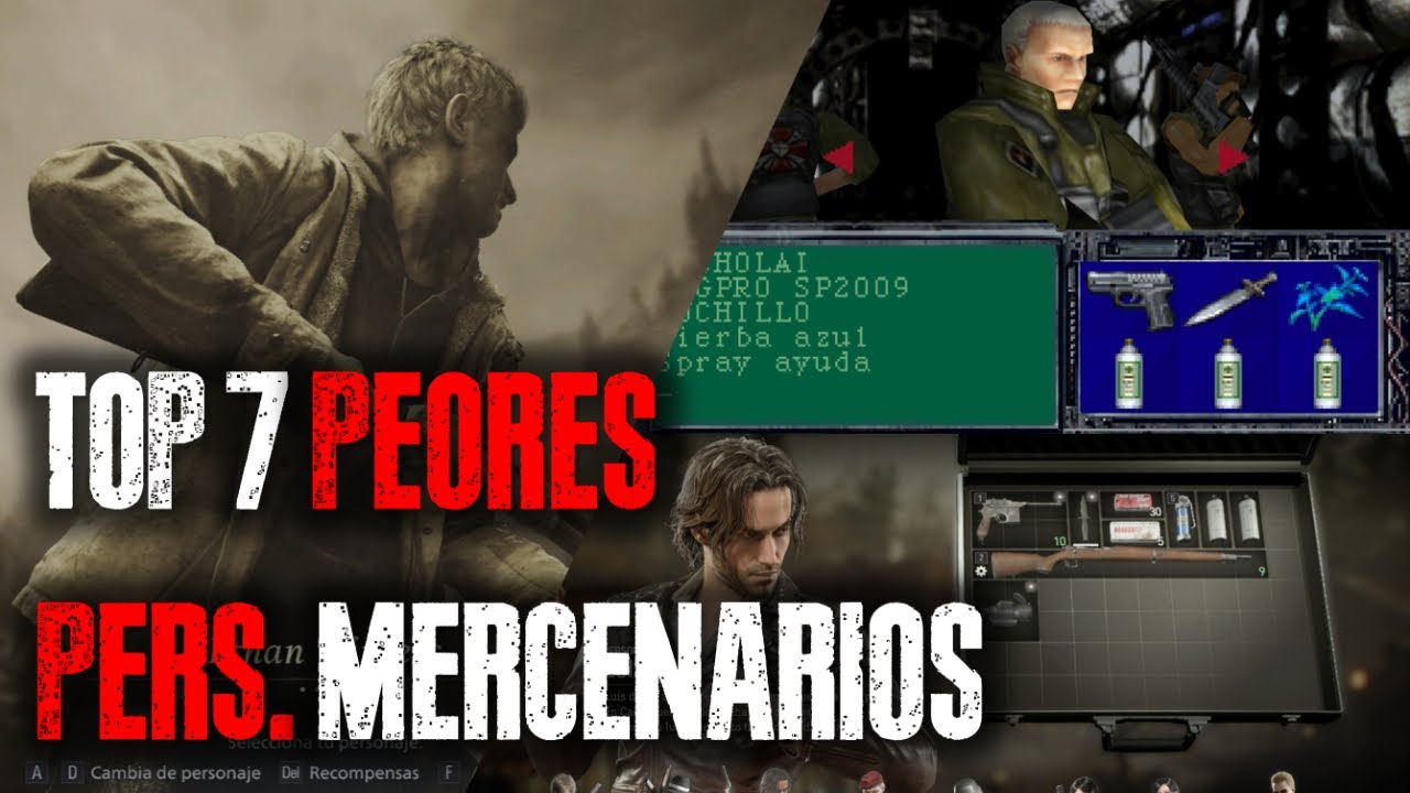 LOS 7 PEORES PERSONAJES DEL MODO MERCENARIOS y ASALTO (1996-2025)