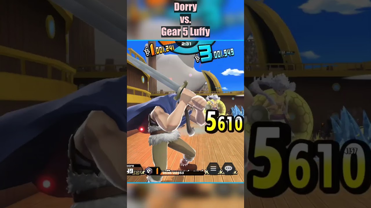 Dorry vs Gear 5 Luffy #onepiece #onepiecebountyrush #opbr