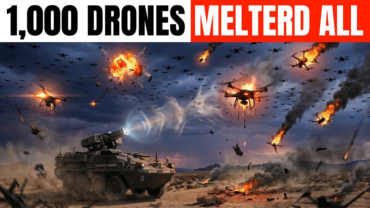 China Built 1,000 Drones. One US Laser System Just Melted Them All.