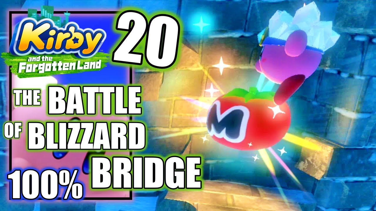 Kirby and the Forgotten World - The Battle of Blizzard Bridge - All Waddle Dees - Ice Blueprint #20
