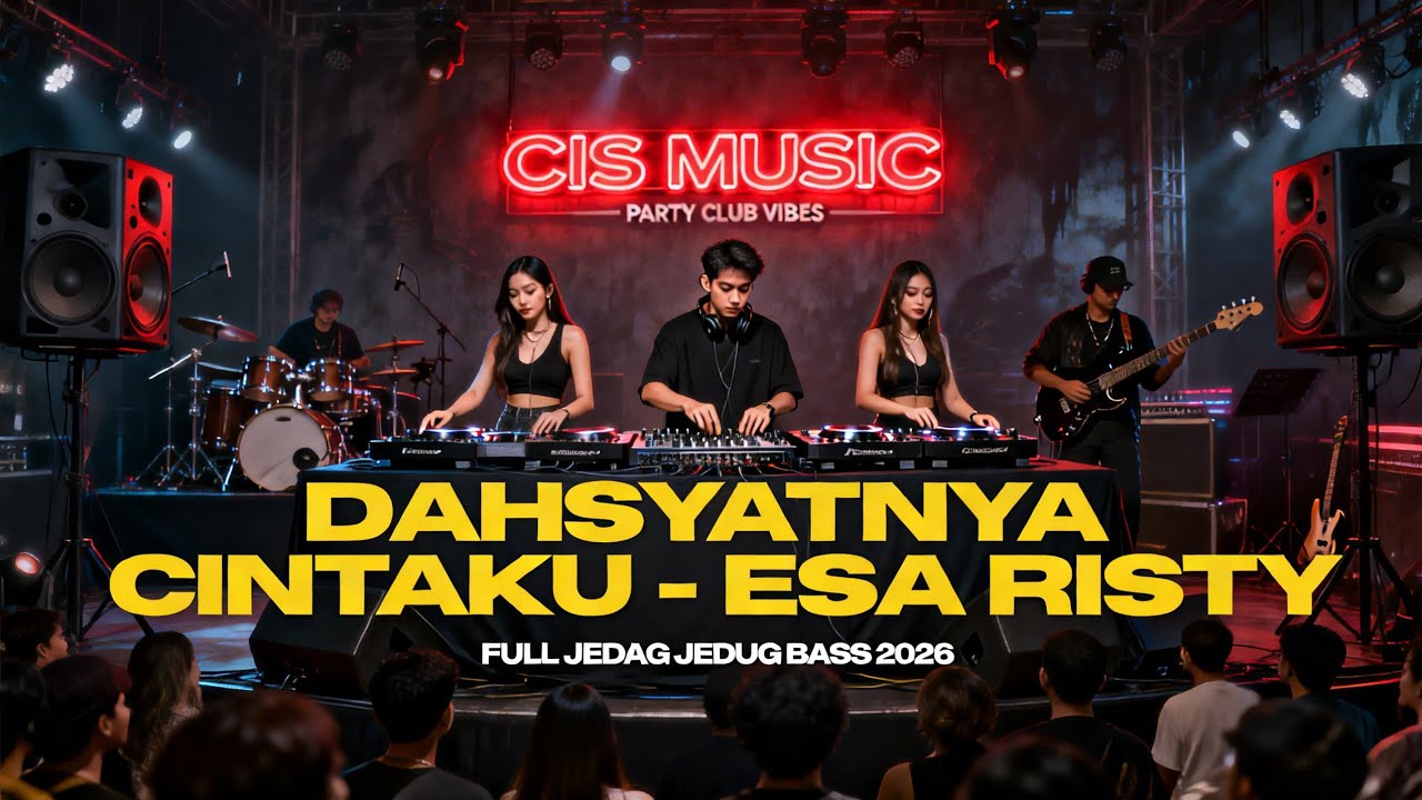 DJ DAHSYATNYA CINTAKU – ESA RISTY | VERSI JEDAG JEDUG BASS STYLE BY DJ CIS MUSIC | VIRAL TIKTOK 2026