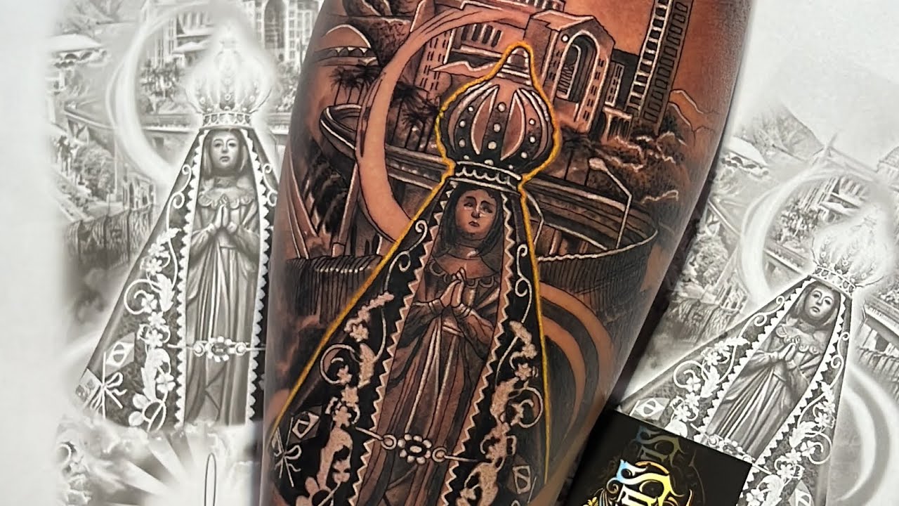 Tatuagem de nossa senhora de aparecida FINAL
