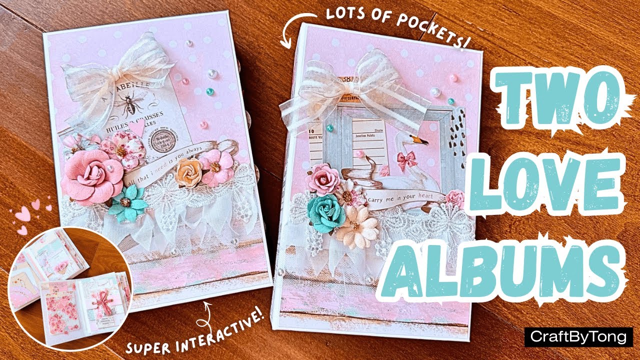 I Made Two Versions of a Romantic Interactive Scrapbook | Love Album Showcase
