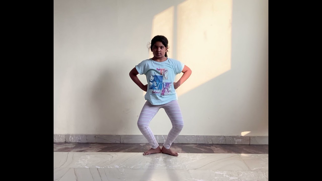 Basic exercise in kuchipudi Dance by C.Adhya reddy.