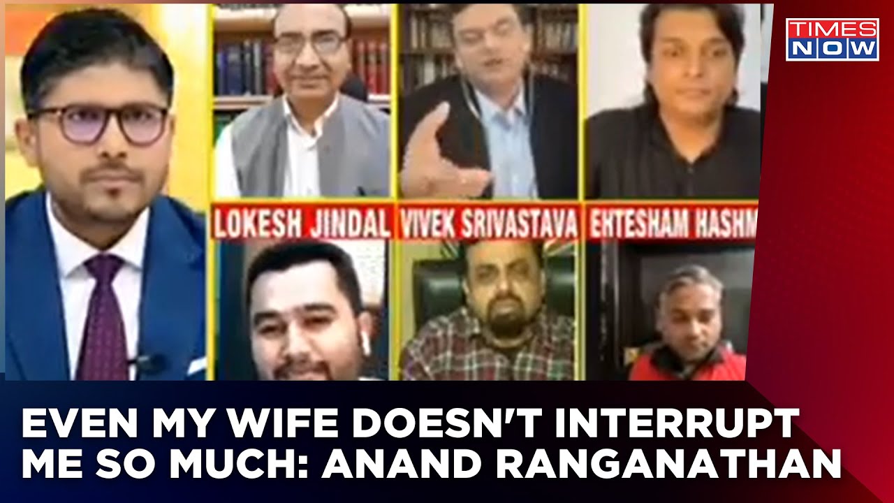 'Even My Wife Doesn't Interrupt Me So Much,' Anand Ranganathan Gets Miffed With Fellow Panelist