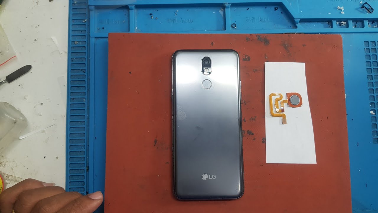 trocando a biom&eacute;tria do celular LG k12/ K12+