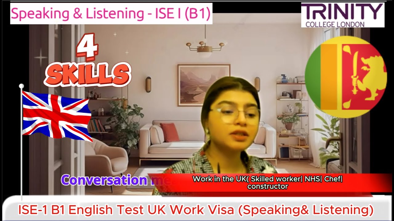 B1 SELT  Speaking & Listening Worker Visa || NHS || Chef ISE 1 Trinity College London