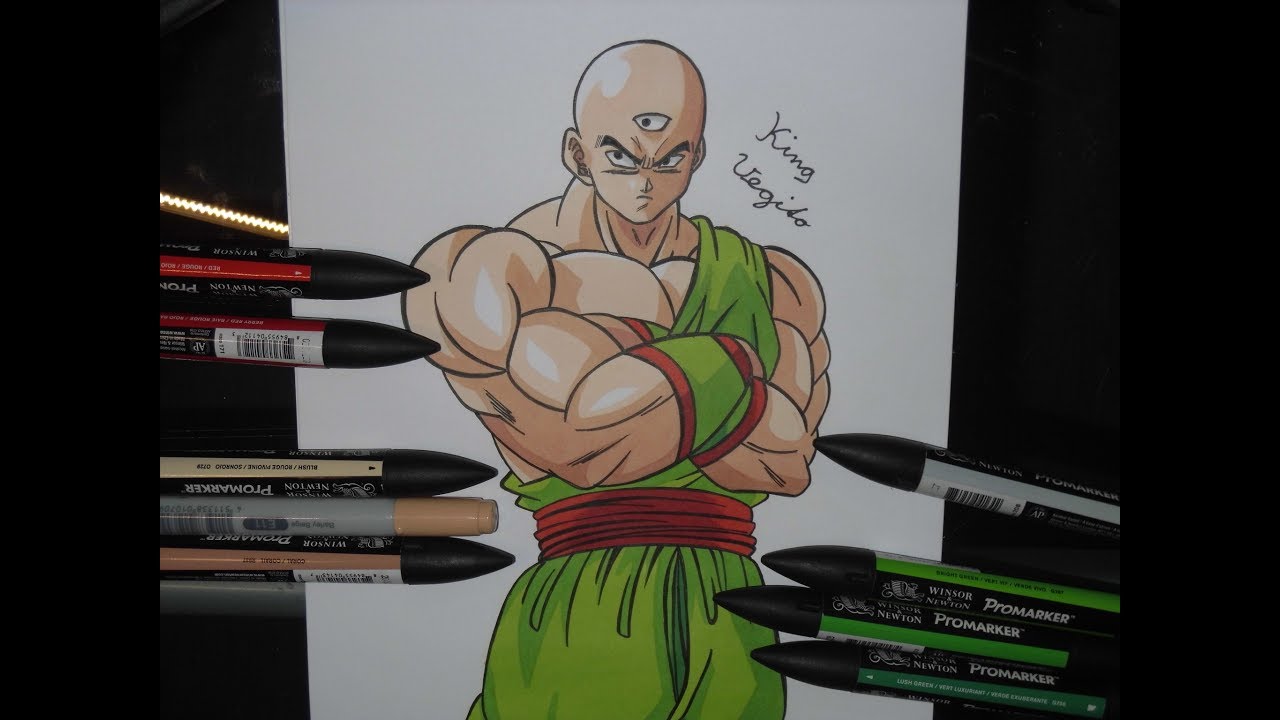 Drawing TIEN Tenshinhan  Dragonball Z