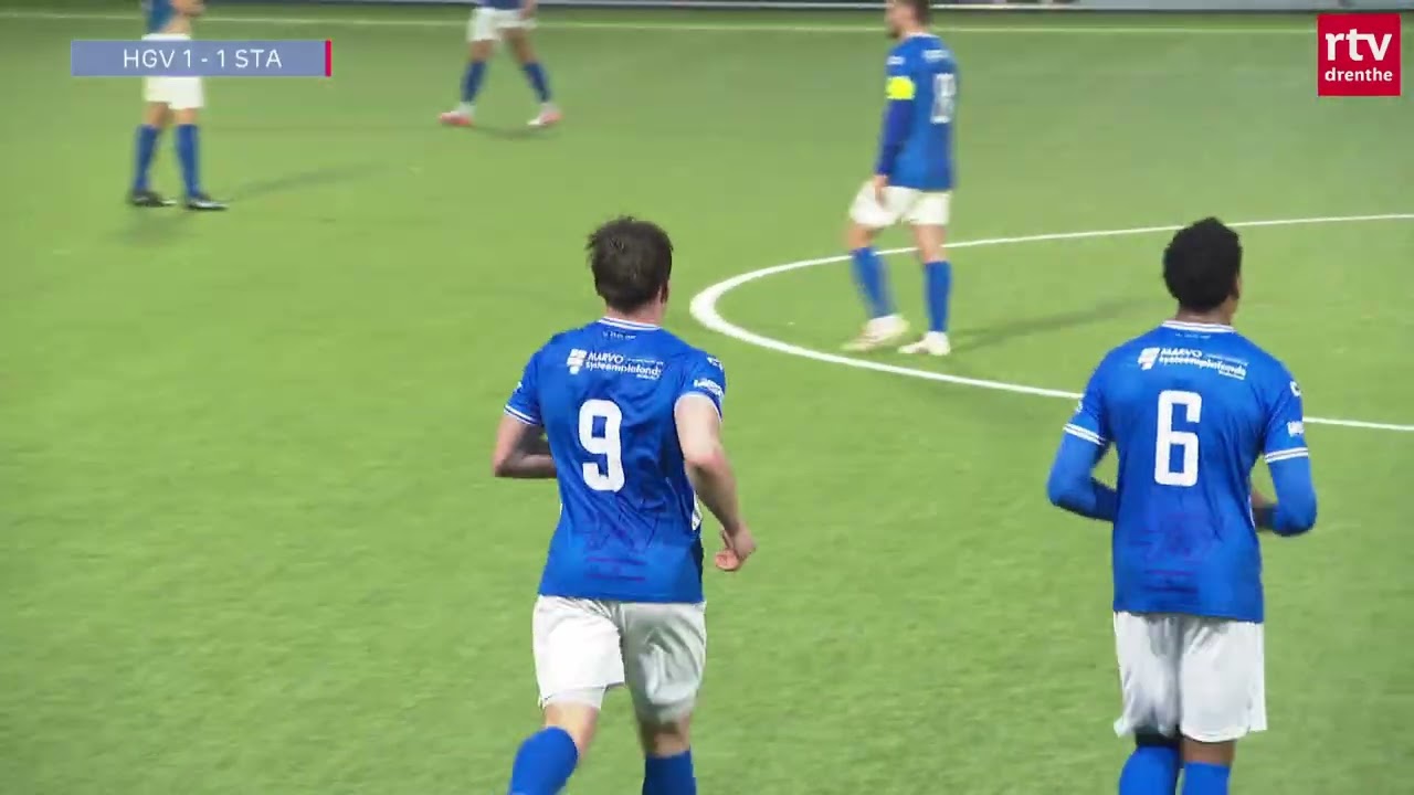 Derdedivisionist HOOGEVEEN verrast door LATE STRAFSCHOP | Onze Club | RTV Drenthe
