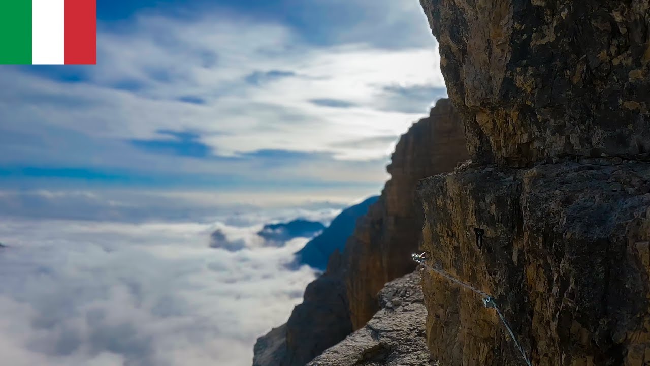 Adamello Brenta: Via Ferrata in the Dolomites (Hiking Vlog)