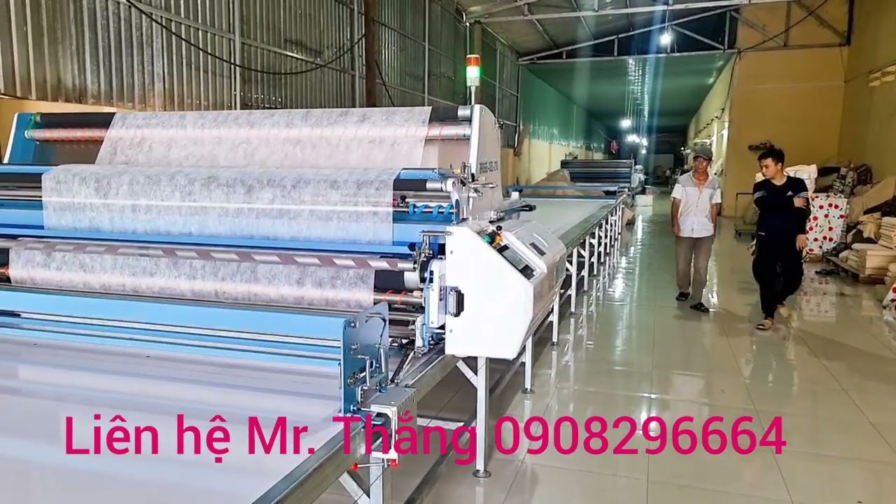 Máy trải vải không dệt. khổ 210cm, 240cm, 260cm, 300cm. liên hệ Mr. Thắng 0908296664