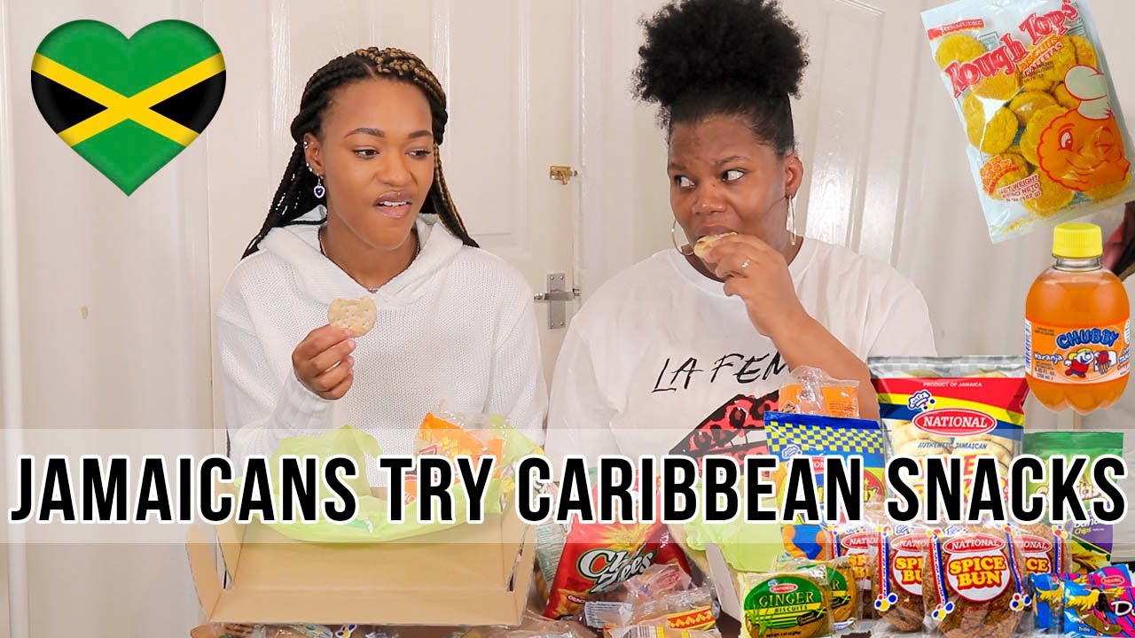 TRYING CARIBBEAN SNACKS WITH MY JAMAICAN MOM ♡ @Tashika Bailey