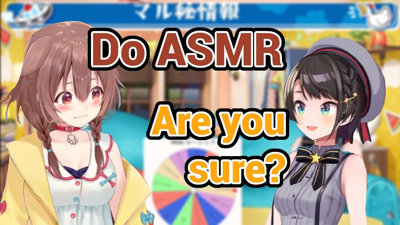 Korone Ask Subaru to do ASMR but It Just Turned Into Elmo ASMR
