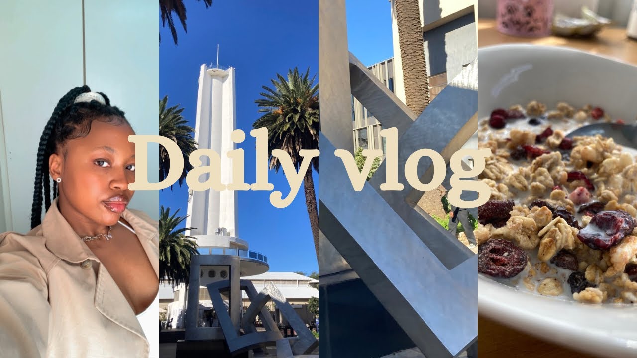 #dailyvlog A productive day in my life at Uni| Wits postgrad diaries💕getting my life in order…🇿🇦