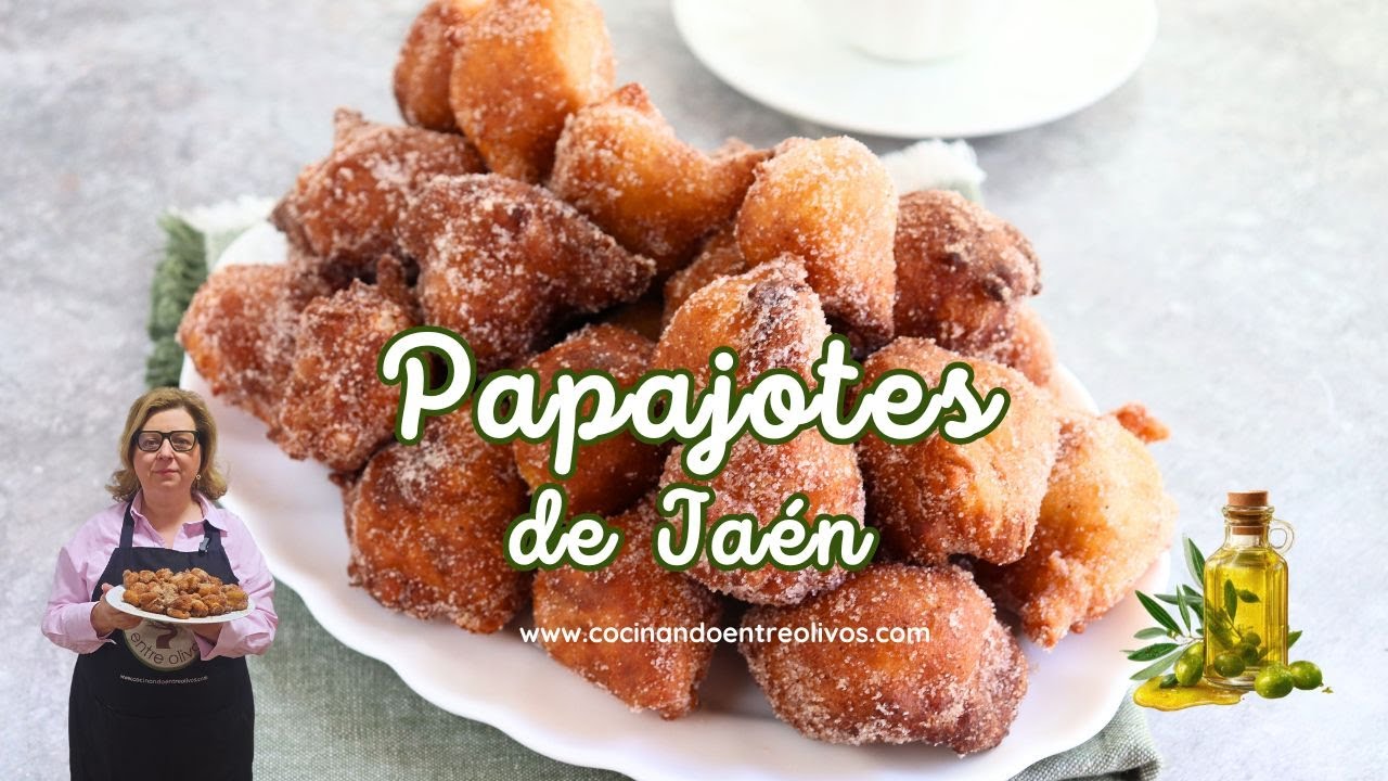 Cómo hacer PAPAJOTES de JAÉN ☕ La merienda tradicional más fácil y rica