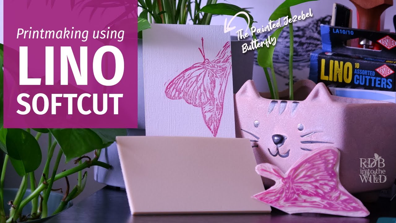 Printmaking tutorial using a Lino Softcut.