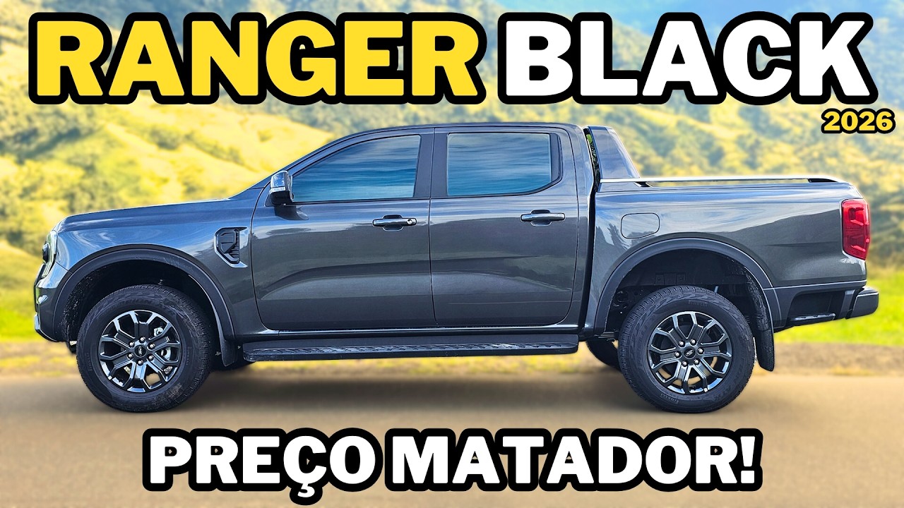 Ford Ranger Black 2026 - Será que Esta Picape Vai te Surpreender?
