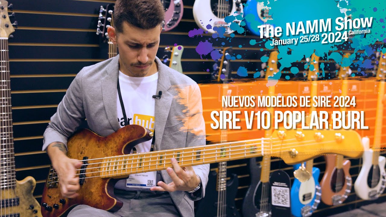 NAMM Show 2024: Sire V10-5 Poplar Burl