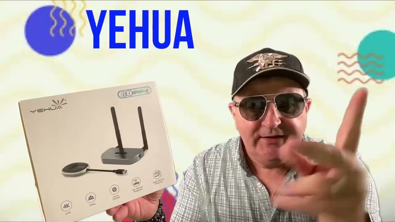 Yehua Transmetteur Emetteur HDMI Caster Sans Fil Votre iPhone Smartphone Mac Windows Sans ChromCast