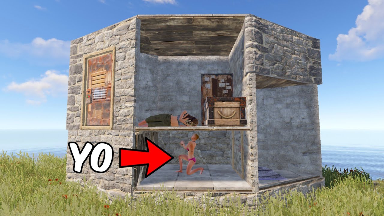 hice una base falsa y viv&iacute; dentro sin que lo sepan 🤫