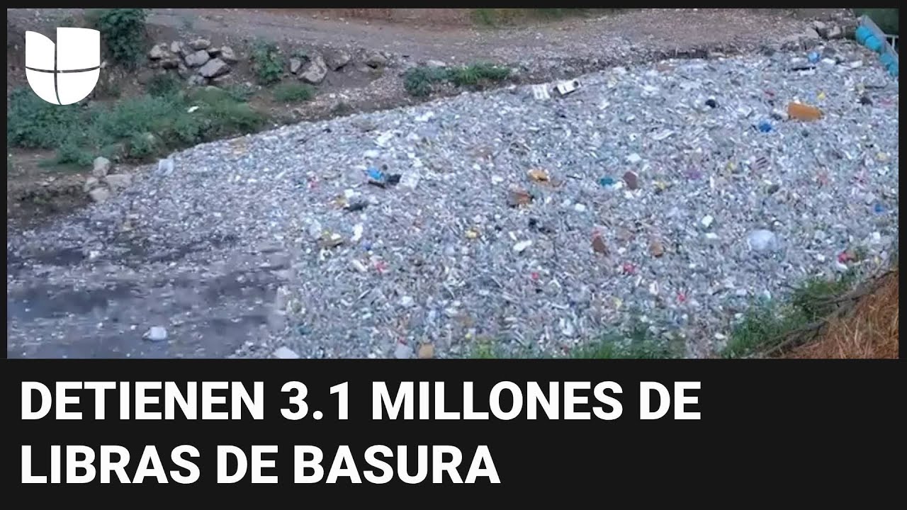 Así retiraron 3.1 millones de libras de basura del Río Las Vacas en Guatemala