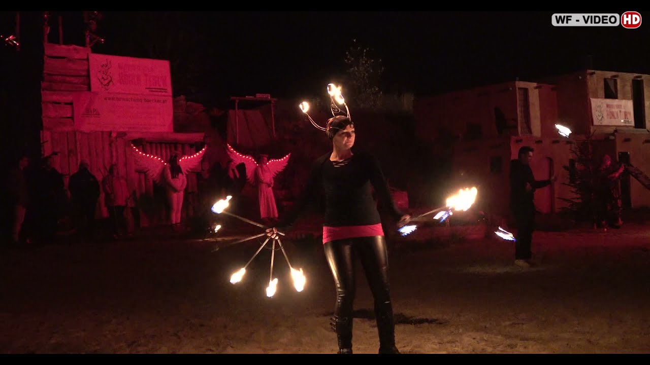 Feuershow in der Arena Wagram 2021