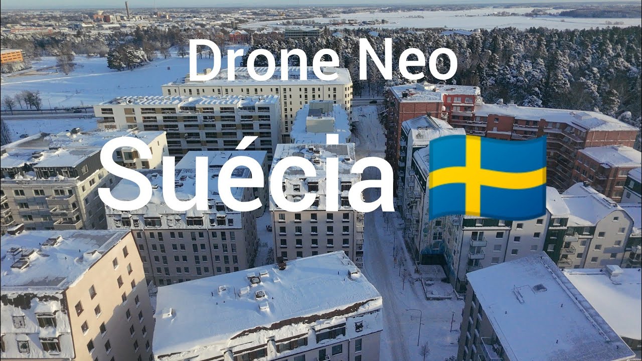 Drone sobre o gelo extremo da Suécia 🇸🇪 #drone 