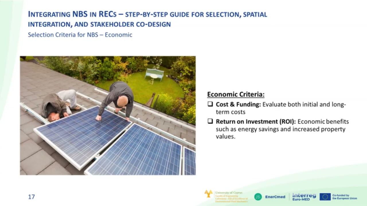 EnerCmed Training - Designing and Implementing NBS in REC