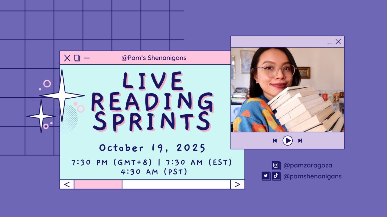 read with me ✨| live reading & productivity sprints #Booktube #LiveSprints