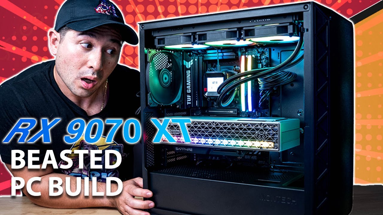 🚀🔴Sapphire Nitro+ RX 9070 XT Gaming PC Build 2025: Unbeatable Value for High-Performance Gaming