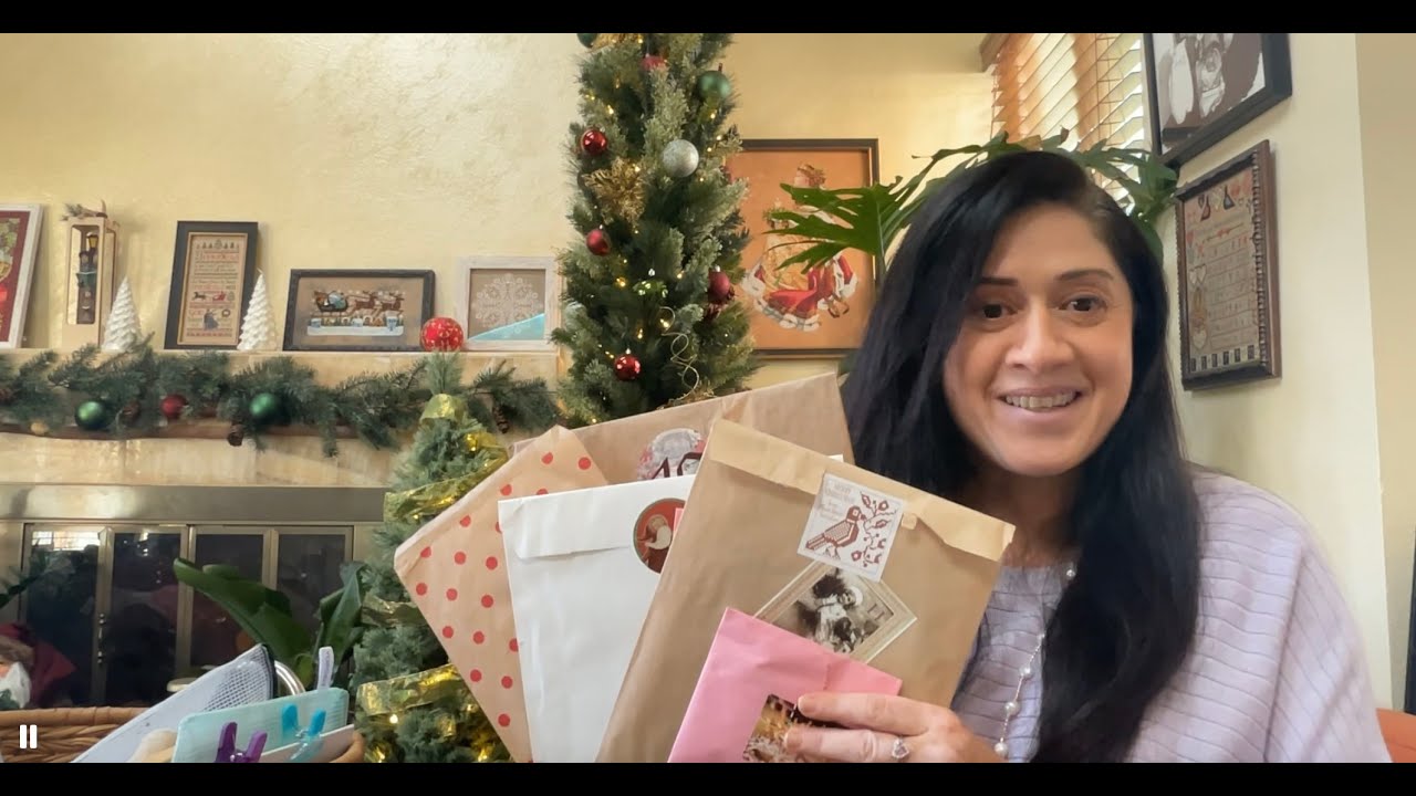 Flosstube Extra: Flossmas 2024!  Day 11- 17 Advent Calendar! 8 FFO's and WIP's! 😁