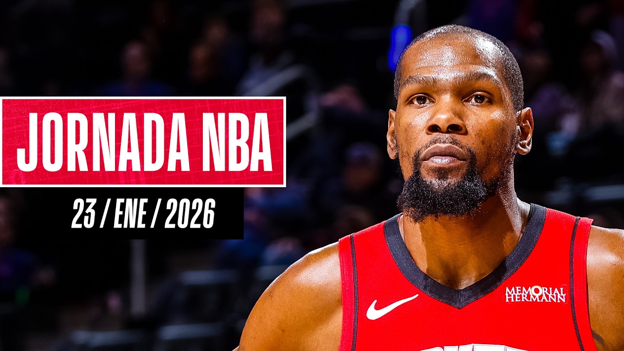 ¡32 PUNTOS de KEVIN DURANT para la VICTORIA! | Resultados Jornada NBA (23/ene/2026)