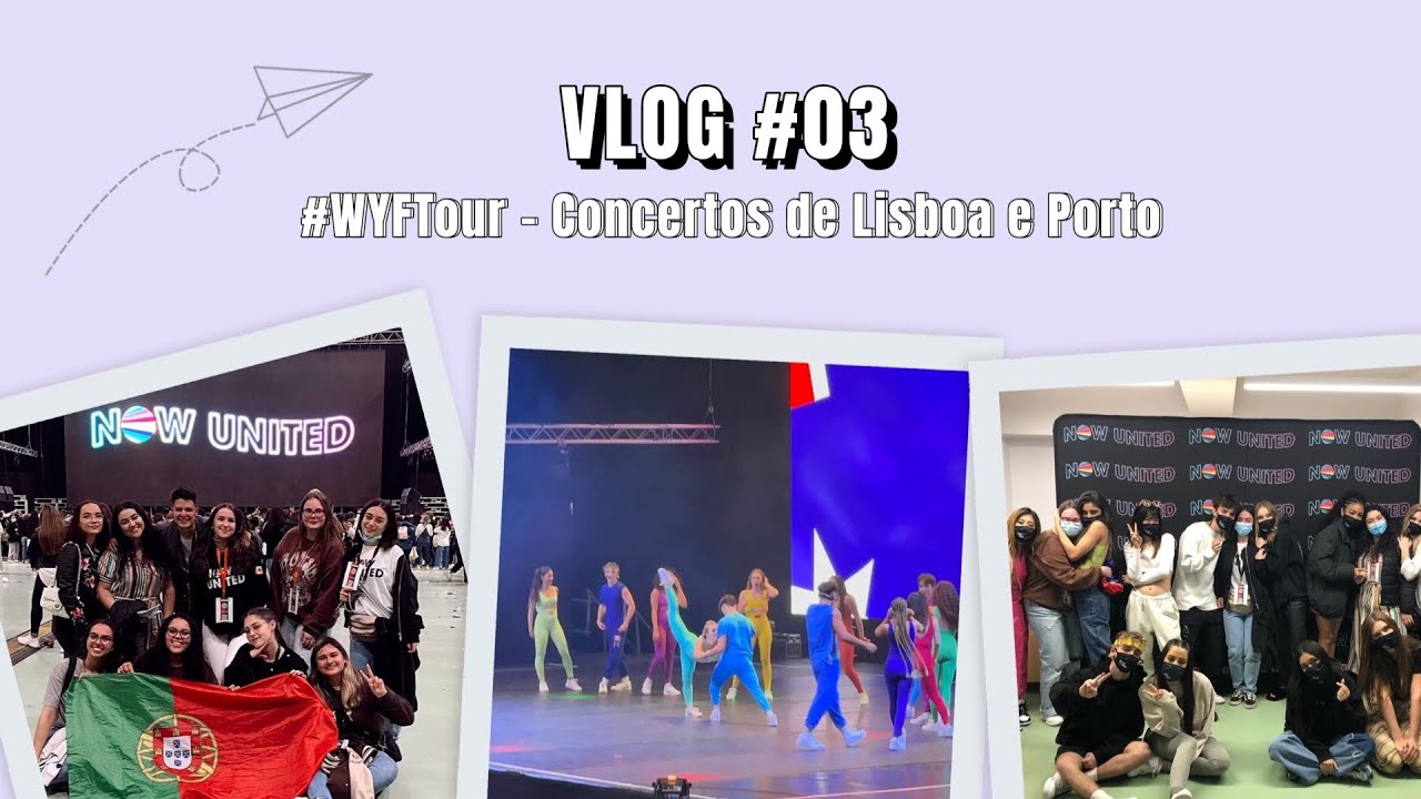 Vlog - #WYFTour - Concertos de Lisboa e Porto 🇵🇹