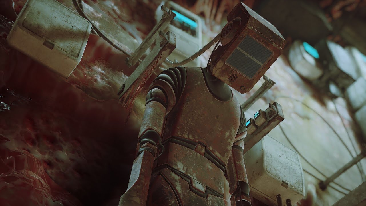 There's a living robot in The Sewers in Stray